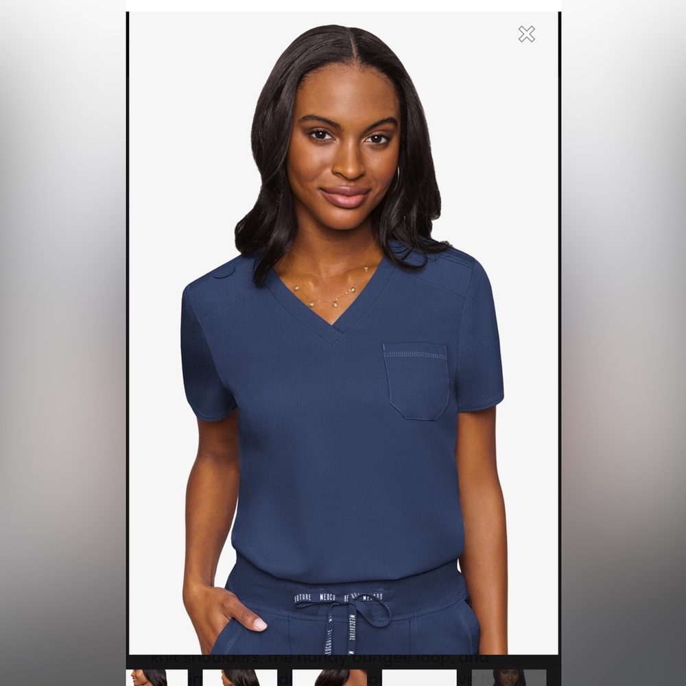 Med Couture Touch Scrub Top - Picture 3 of 4